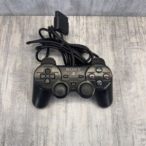 Black Dual Shock 2 Controller Official Sony PlayStation 2 PS2 SCPH-10010